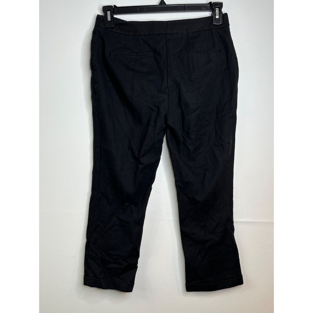 Chicos Jeans Womens 0.5 US 6 Crop Capri Black The So Slimming  Stretch